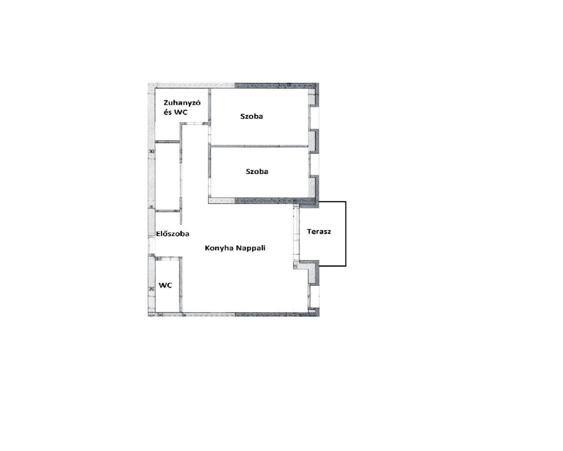Bajcsy Apartment Debrecen Dış mekan fotoğraf